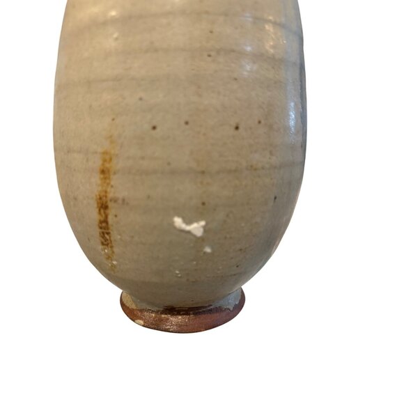 Handcrafted Ceramic Vase With Nature-Inspired Design Earthy Tones Rustic Decorat - Picture 7 of 15